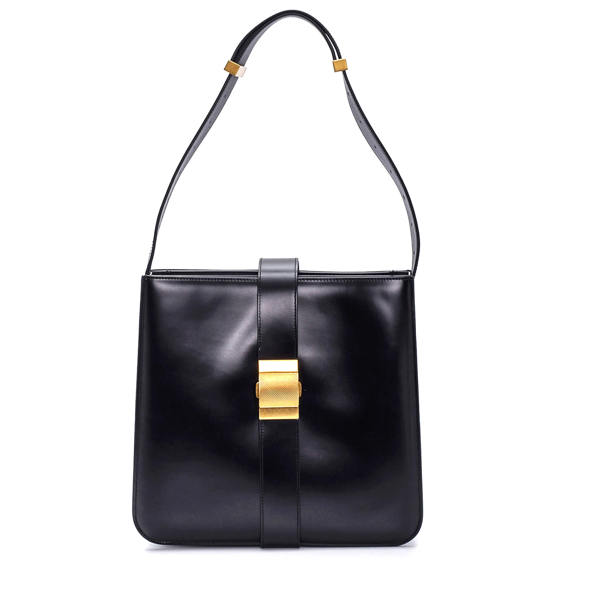 Bottega Veneta - Black Box Leather Marie Shoulder Bag
